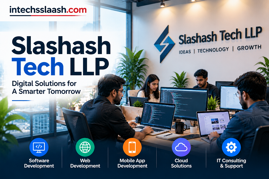 Slashash Tech LLP Office Banner
