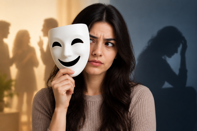Smiling Mask, Hidden Doubt
